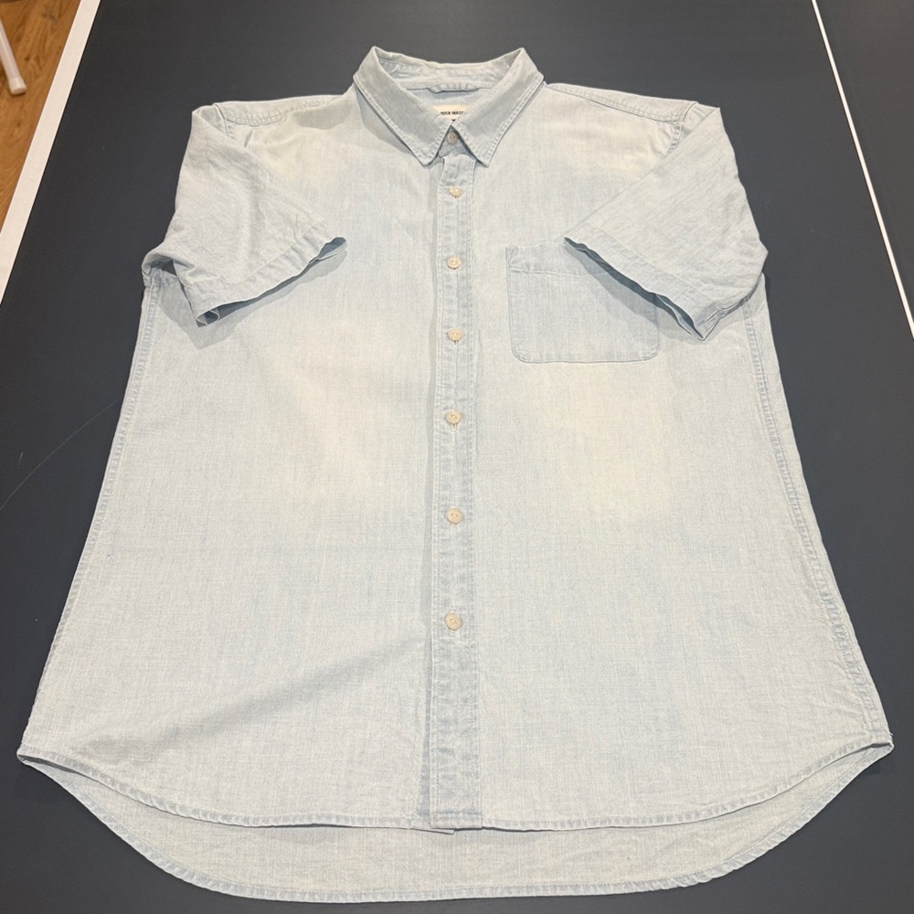 Buck Mason Light Blue Button-Up Shirt